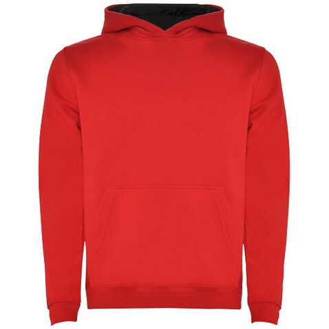 Urban Kapuzenpullover für Kinder, rot, schwarz bedrucken, Art.-Nr. K10678KC