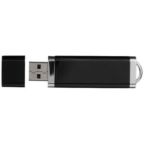 Flat USB-Stick, schwarz, 1GB bedrucken, Art.-Nr. 1Z34220D