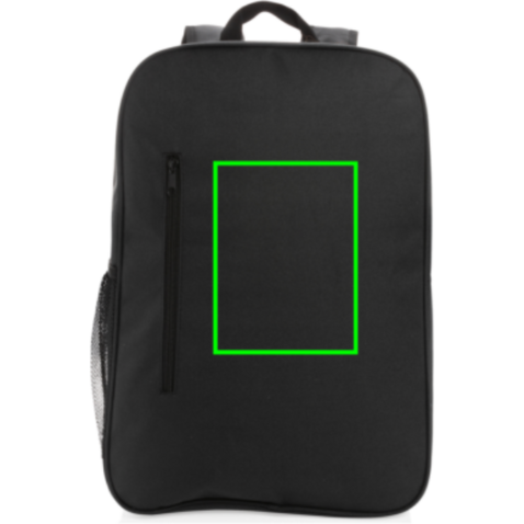Tierra Kühl-Rucksack schwarz bedrucken, Art.-Nr. P733.081