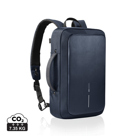 Bobby Bizz 2.0 Anti-Diebstahl Rucksack &amp; Aktentasche navy blau, navy blau bedrucken, Art.-Nr. P705.925