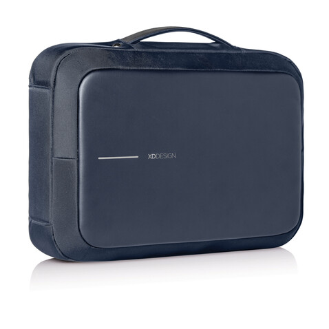 Bobby Bizz 2.0 Anti-Diebstahl Rucksack &amp; Aktentasche navy blau, navy blau bedrucken, Art.-Nr. P705.925