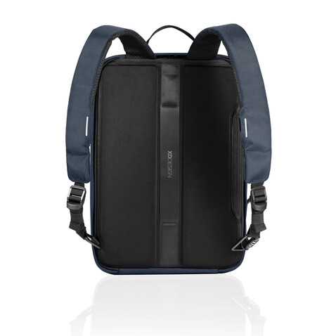 Bobby Bizz 2.0 Anti-Diebstahl Rucksack &amp; Aktentasche navy blau, navy blau bedrucken, Art.-Nr. P705.925