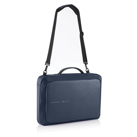 Bobby Bizz 2.0 Anti-Diebstahl Rucksack &amp; Aktentasche navy blau, navy blau bedrucken, Art.-Nr. P705.925
