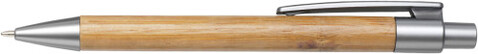 Kugelschreiber aus Bambus Lacey – Silber bedrucken, Art.-Nr. 032999999_3993
