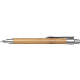 Kugelschreiber aus Bambus Lacey – Silber bedrucken, Art.-Nr. 032999999_3993