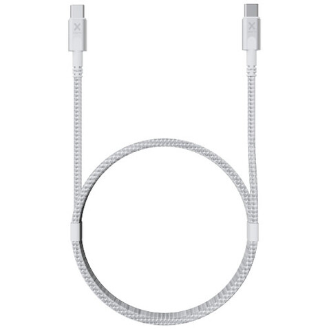 Xtorm XVC2067 GaN Ultra 67 W Reiseladegerät mit 100 W USB-C PD-Kabel, weiss bedrucken, Art.-Nr. 12439601