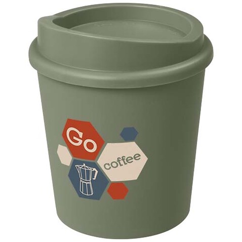 Americano® Switch 200 ml Becher mit Deckel, heather grün bedrucken, Art.-Nr. 21027262