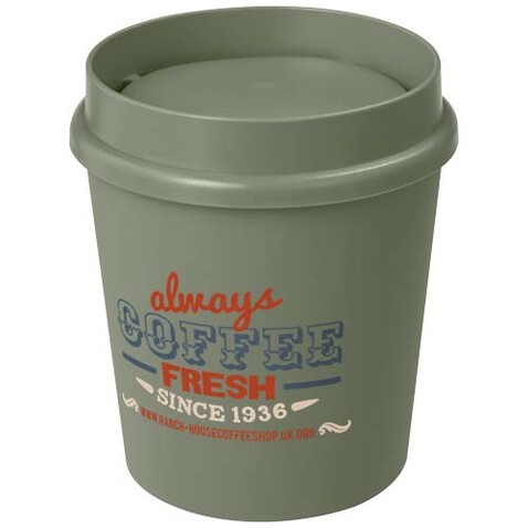 Americano® Switch 200 ml Becher mit 360°-Deckel, heather grün bedrucken, Art.-Nr. 21027362