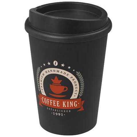 Americano® Switch 300 ml Becher mit Deckel, schwarz bedrucken, Art.-Nr. 21027590