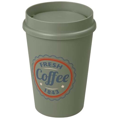 Americano® Switch 300 ml Becher mit 360°-Deckel, heather grün bedrucken, Art.-Nr. 21027662 Americano® Switch 300 ml Becher mit 360°-Deckel, heather grün bedrucken, Art.-Nr. 21027662