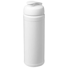 Baseline Rise 750 ml Sportflasche mit Klappdeckel, weiss, weiss bedrucken, Art.-Nr. 21029101
