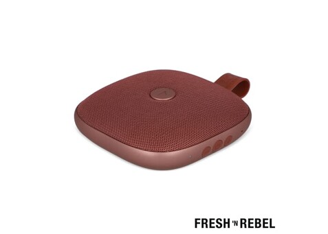 1RB5100 | Fresh &#039;n Rebel Rockbox Bold Xs splashproof TWS speaker 4W - Hellrot bedrucken, Art.-Nr. LT49721-N0022