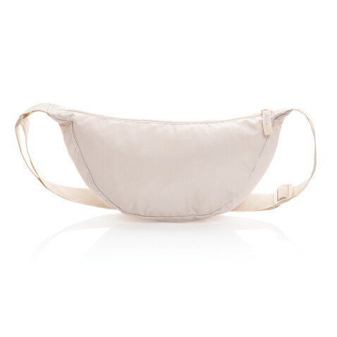 Crescent AWARE™ RPET Half-Moon Sling Tasche beige bedrucken, Art.-Nr. P763.2019 Crescent AWARE™ RPET Half-Moon Sling Tasche beige bedrucken, Art.-Nr. P763.2019