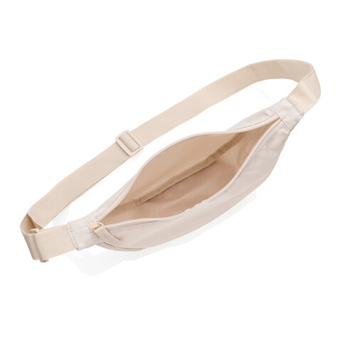 Crescent AWARE™ RPET Half-Moon Sling Tasche beige bedrucken, Art.-Nr. P763.2019 Crescent AWARE™ RPET Half-Moon Sling Tasche beige bedrucken, Art.-Nr. P763.2019