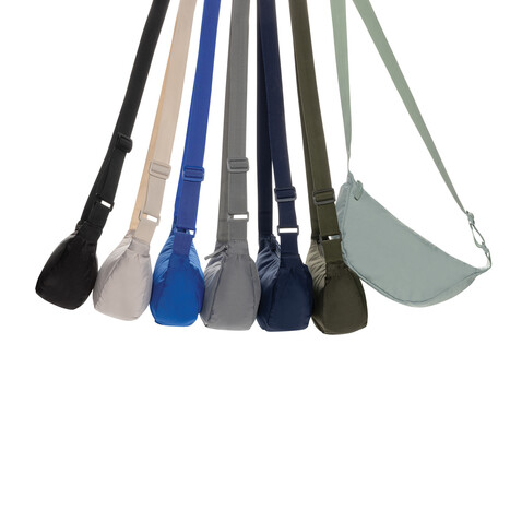Crescent AWARE™ RPET Half-Moon Sling Tasche beige bedrucken, Art.-Nr. P763.2019 Crescent AWARE™ RPET Half-Moon Sling Tasche beige bedrucken, Art.-Nr. P763.2019