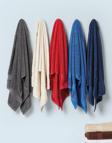 SG ACCESSORIES - TOWELS Seine Bath Towel LUXE, Red, One Size bedrucken, Art.-Nr. 004644000
