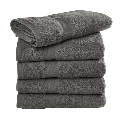 SG ACCESSORIES - TOWELS Seine Guest Towel LUXE, Grey, 40x60 bedrucken, Art.-Nr. 005641210