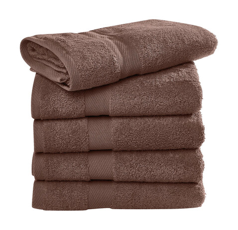 SG ACCESSORIES - TOWELS Seine Beach Towel 100x150 or 180 cm, Chocolate, 100x150 bedrucken, Art.-Nr. 006647021
