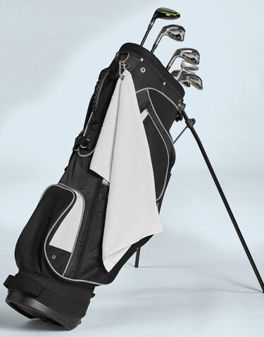 SG ACCESSORIES - TOWELS Thames Golf Towel 30x50 cm, Sand, One Size bedrucken, Art.-Nr. 012647410