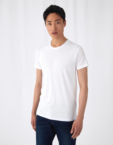 B &amp; C Sublimation/men T-Shirt, White, L bedrucken, Art.-Nr. 013420005