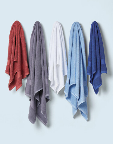 SG ACCESSORIES - TOWELS Tiber Beach Towel 100x180 cm, Steel Grey, One Size bedrucken, Art.-Nr. 013641110