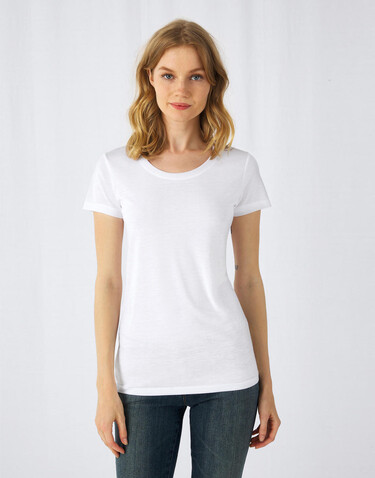B &amp; C Sublimation/women T-Shirt, White, XL bedrucken, Art.-Nr. 014420006