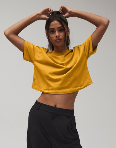 Bella Women`s Jersey Crop Tee, Military Green, XL bedrucken, Art.-Nr. 015065196