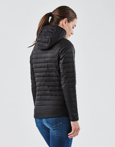 StormTech Women`s Gravity Thermal Jacket, Black/True Red, 2XL bedrucken, Art.-Nr. 015181637
