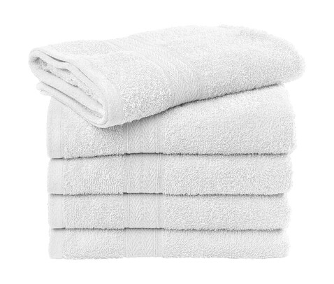 SG ACCESSORIES - TOWELS Rhine Hand Towel 50x100 cm, White, One Size bedrucken, Art.-Nr. 015640000
