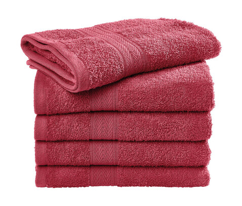 SG ACCESSORIES - TOWELS Rhine Hand Towel COMFORT, Red, One Size bedrucken, Art.-Nr. 015644000