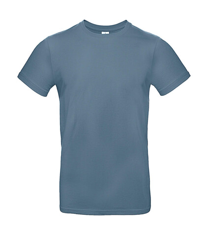 B &amp; C #E190 T-Shirt, Stone Blue, XL bedrucken, Art.-Nr. 019423364