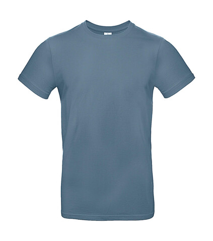 B &amp; C #E190 T-Shirt, Stone Blue, XS bedrucken, Art.-Nr. 019423360