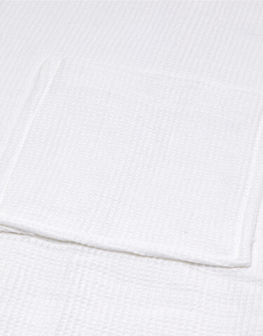 SG ACCESSORIES - TOWELS Constance Waffle Pique Bath Robe, Snowwhite, M/L bedrucken, Art.-Nr. 020640014
