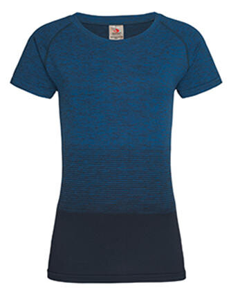 Stedman Seamless Raglan Flow Women, Blue Transition, XL bedrucken, Art.-Nr. 023053096