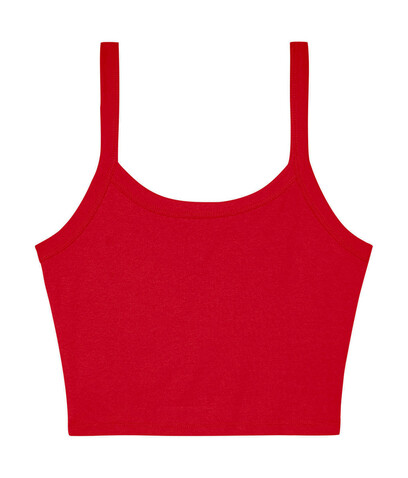 Bella Women`s Micro Rib Spaghetti Strap Tank, Solid Red Blend, XL bedrucken, Art.-Nr. 025064026