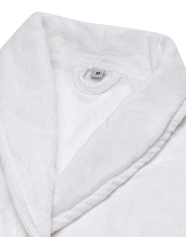 SG ACCESSORIES - TOWELS Como Velours Bath Robe, Navy, M bedrucken, Art.-Nr. 025642004