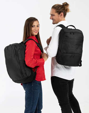 Shugon Hamburg Laptop Backpack, Black, One Size bedrucken, Art.-Nr. 037381010