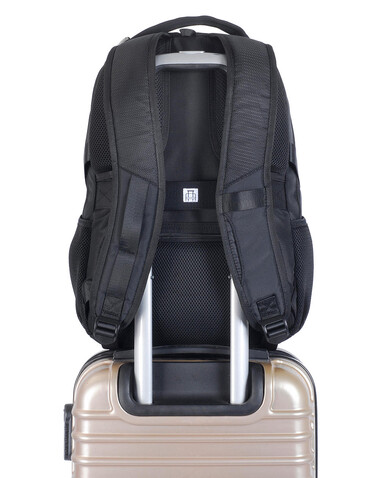 Shugon Lausanne Outdoor Laptop Backpack, Black, One Size bedrucken, Art.-Nr. 039381010