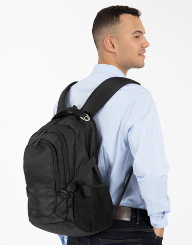 Shugon Lausanne Outdoor Laptop Backpack, Black, One Size bedrucken, Art.-Nr. 039381010