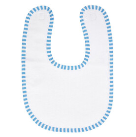 SG ACCESSORIES - TOWELS Arno Baby Bib, White/White, One Size bedrucken, Art.-Nr. 042640500