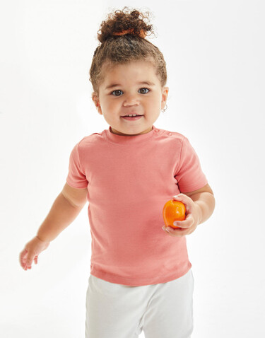 BabyBugz Baby T-Shirt, Orange, 3-6 bedrucken, Art.-Nr. 047474102