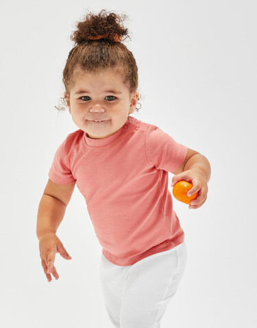 BabyBugz Baby T-Shirt, Orange, 3-6 bedrucken, Art.-Nr. 047474102