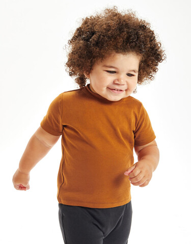 BabyBugz Baby T-Shirt, Heather Blue Organic, 0-3 bedrucken, Art.-Nr. 047473011