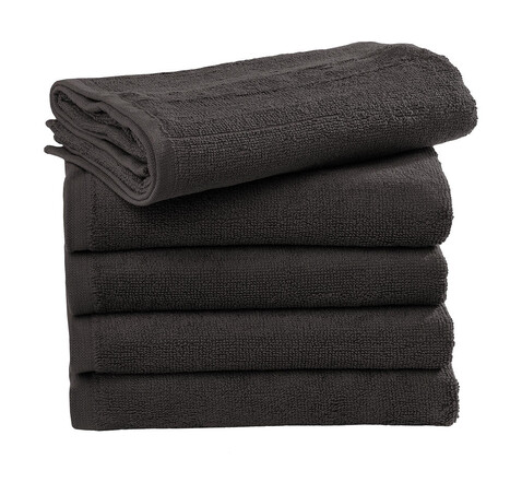 SG ACCESSORIES - TOWELS Ebro Bath Towel 70x140cm, Deep Black, One Size bedrucken, Art.-Nr. 053641020