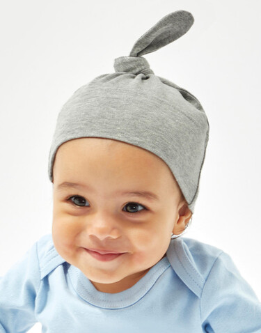 BabyBugz Baby 1 Knot Hat, White, One Size bedrucken, Art.-Nr. 054470000