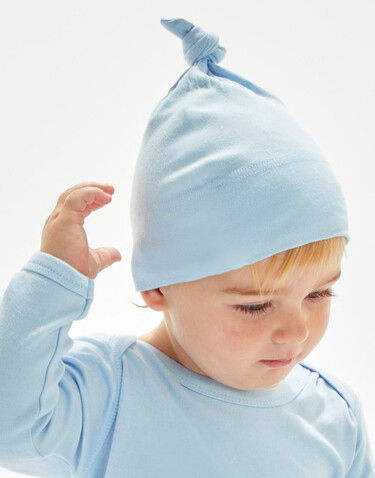 BabyBugz Baby 1 Knot Hat, Black, One Size bedrucken, Art.-Nr. 054471010