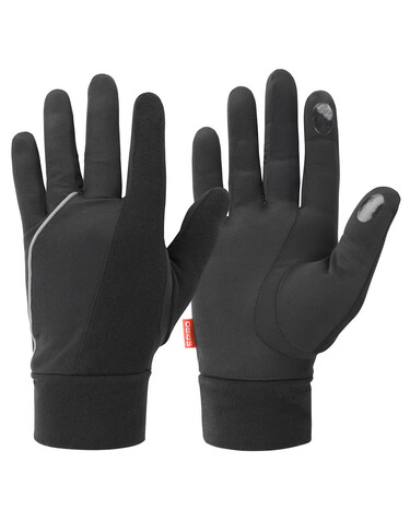 Result Elite Running Gloves, Black, L bedrucken, Art.-Nr. 055331015