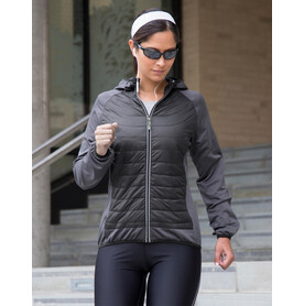 Result Women`s Zero Gravity Jacket, Black/Grey, 2XS bedrucken, Art.-Nr. 057331591