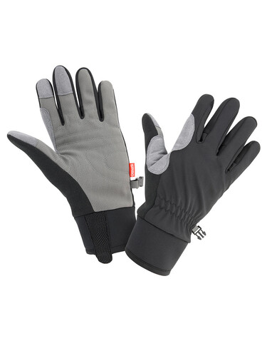 Result Spiro Winter Gloves, Black/Grey, L bedrucken, Art.-Nr. 058331515