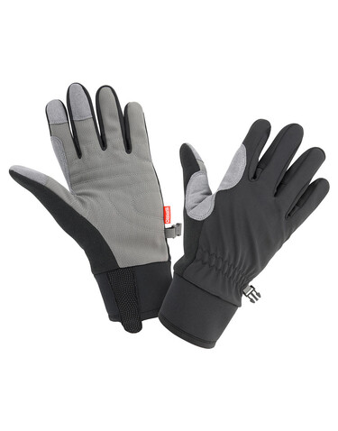 Result Spiro Winter Gloves, Black/Grey, M bedrucken, Art.-Nr. 058331514